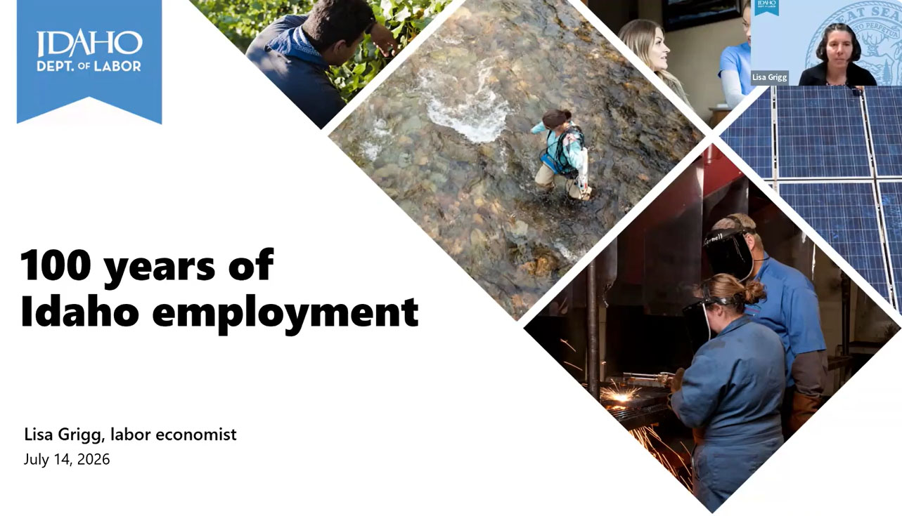 100 years of Idaho employment presentation