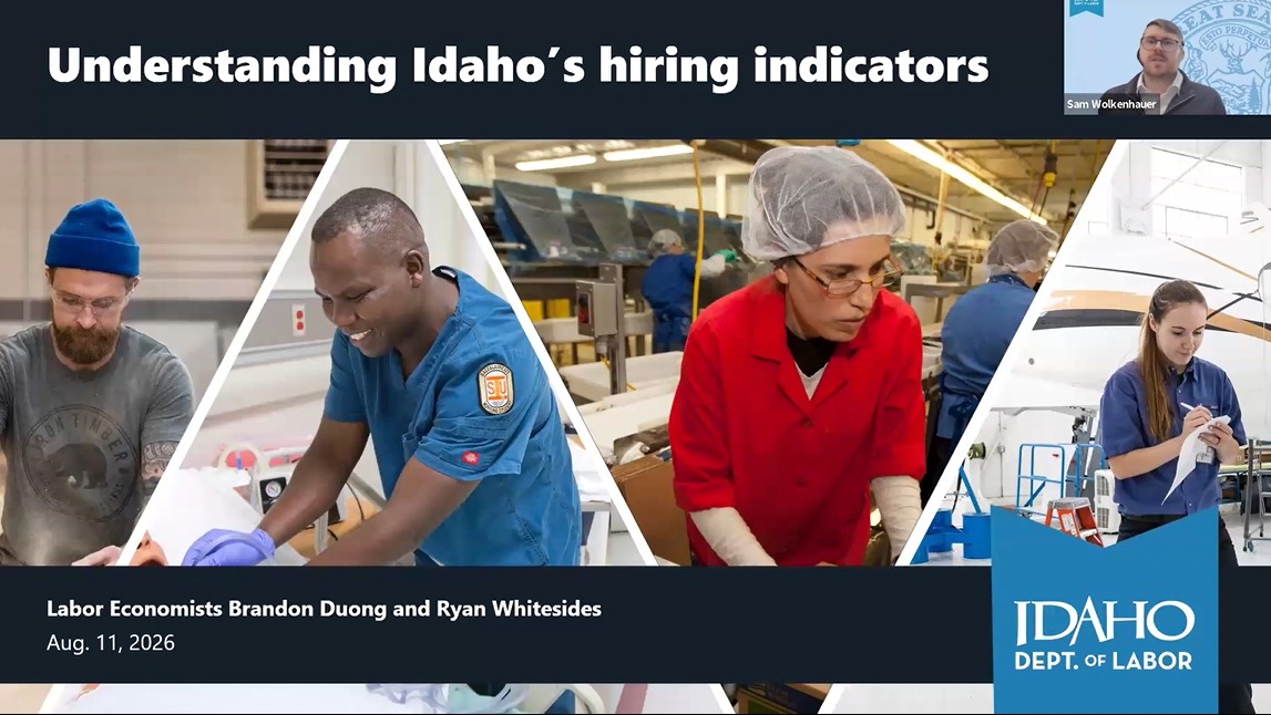 Understanding Idaho's hiring indicators presentation